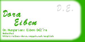 dora eiben business card